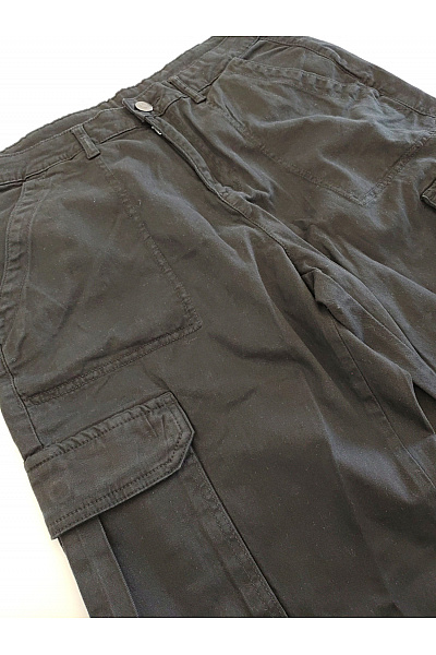 URBAN CLASSICS Pánské černé bavlněné cargo kalhoty jogger Velikost 29 | URBAN CLASSICS | obrázek 5