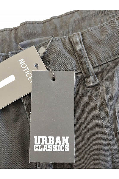 URBAN CLASSICS Pánské černé bavlněné cargo kalhoty jogger Velikost 29 | URBAN CLASSICS | obrázek 7