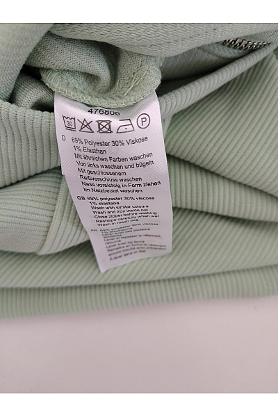 Jana Ina Dámská khaki mikina s dlouhým rukávem a zipem Vel. DE 36 | Jana Ina | obrázek 8