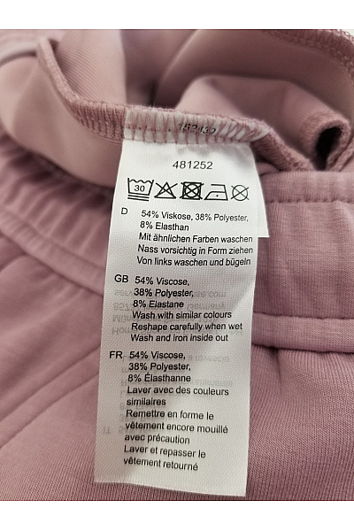 C'est tout Růžové široké kalhoty s vysokým pasem Vel. EU 40 | C'est tout | obrázek 8