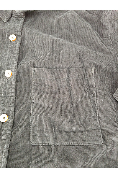 URBAN CLASSICS Dámská černá bavlněná košile s dlouhým rukávem oversized Vel. L | URBAN CLASSICS | obrázek 5