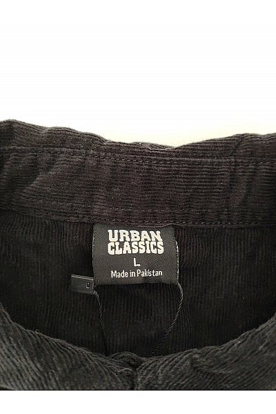 URBAN CLASSICS Dámská černá bavlněná košile s dlouhým rukávem oversized Vel. L | URBAN CLASSICS | obrázek 6