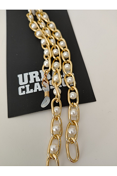 URBAN CLASSICS Zlatý řetízek na brýle s perlami | URBAN CLASSICS | obrázek 3