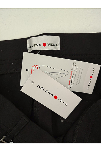 HELENA VERA Dámské černé elegantní společenské kalhoty s kapsami Vel. DE 40 | HELENA VERA | obrázek 7
