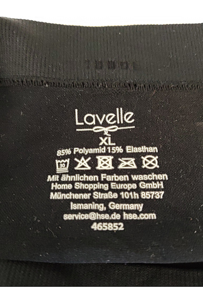 Lavelle Dámské funkční prádlo černé měkké Vel. XL | Lavelle | obrázek 8