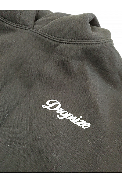 rossi Černá bavlněná pánská mikina s kapucí a klokaní kapsou Velikost L | rossi | obrázek 6