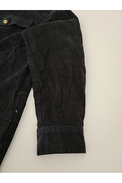 URBAN CLASSICS Černá manšestrová košilová bunda oversize Vel. M | URBAN CLASSICS | obrázek 4