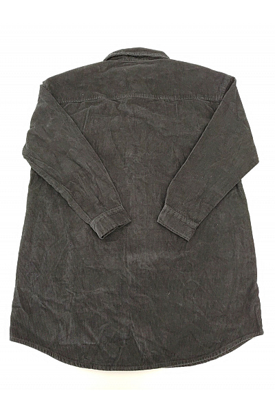 URBAN CLASSICS Černá manšestrová košilová bunda oversize Vel. M | URBAN CLASSICS | obrázek 9