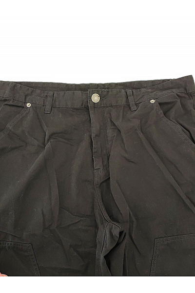 URBAN CLASSICS Pánské černé bavlněné kapsáče s kapsami Vel. EU 36 | URBAN CLASSICS | obrázek 3