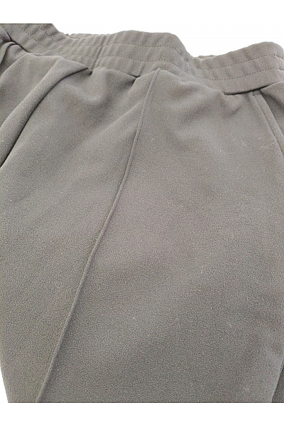 COUTURE LINE Černé elegantní kalhoty s puky a pružným pasem Vel. DE 36 | COUTURE LINE | obrázek 4