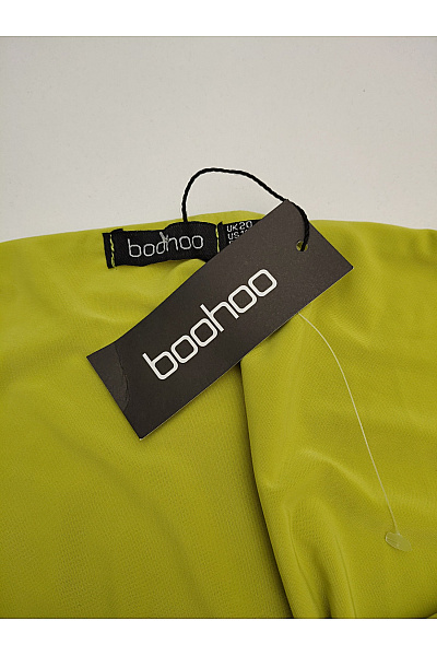 boohoo Dámské zelené tílko bez rukávů basic Velikost EU 48 | boohoo | obrázek 5