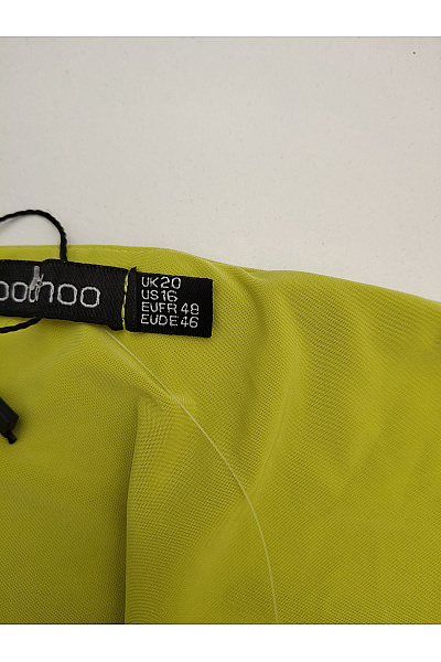 boohoo Dámské zelené tílko bez rukávů basic Velikost EU 48 | boohoo | obrázek 6