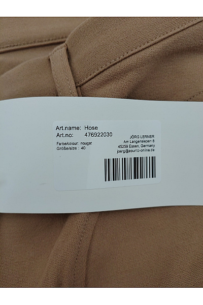 COUTURE LINE Béžové elegantní kalhoty s kapsami Velikost DE 40 | COUTURE LINE | obrázek 7