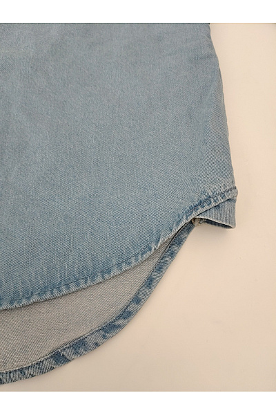 URBAN CLASSICS Modrá denimová košilová bunda oversize Velikost XL | URBAN CLASSICS | obrázek 2