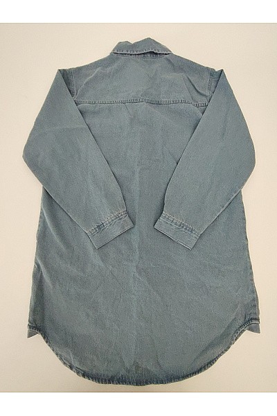 URBAN CLASSICS Modrá denimová košilová bunda oversize Velikost XL | URBAN CLASSICS | obrázek 9
