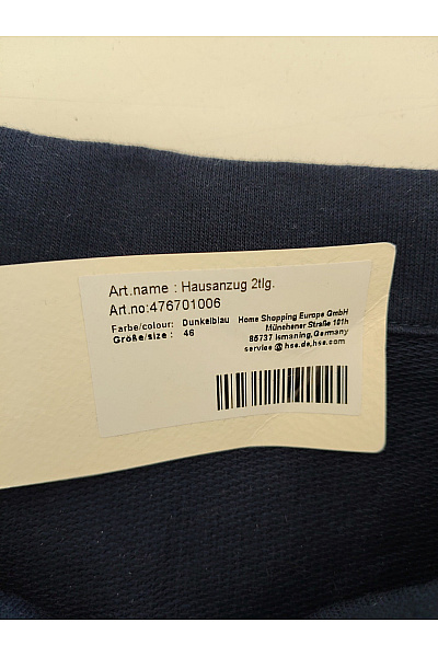 HELENA VERA Dámská modrá mikina na zip s límečkem Velikost DE 46 | HELENA VERA | obrázek 7