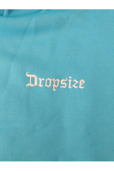 Dropsize Modrá bavlněná pánská mikina s kapucí a klokaní kapsou Vel. M | Dropsize | obrázek 4