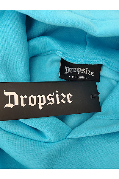 Dropsize Modrá bavlněná pánská mikina s kapucí a klokaní kapsou Vel. M | Dropsize | obrázek 7