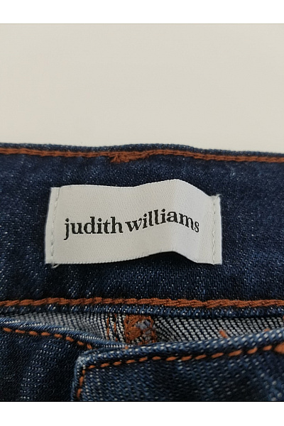 Judith Williams Dámské modré bavlněné džíny wide leg s vysokým pasem Vel. DE 42 | Judith Williams | obrázek 5