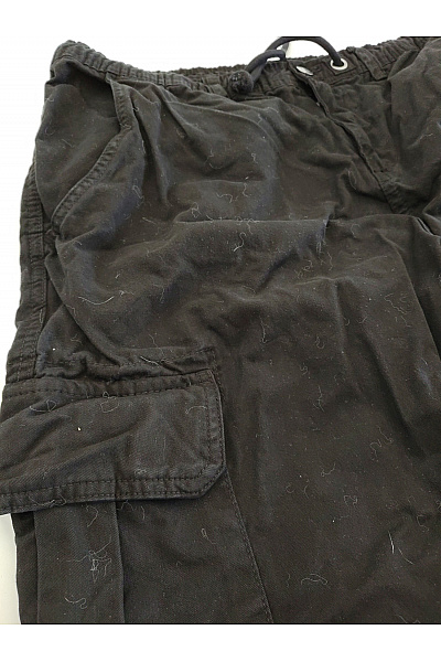 URBAN CLASSICS Pánské černé bavlněné cargo tepláky s kapsami Vel. XXL | URBAN CLASSICS | obrázek 4