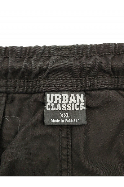 URBAN CLASSICS Pánské černé bavlněné cargo tepláky s kapsami Vel. XXL | URBAN CLASSICS | obrázek 8