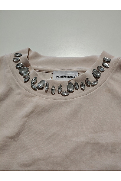Judith Williams Dámská růžová mikina s kamínky crewneck Velikost DE 38 | Judith Williams | obrázek 2