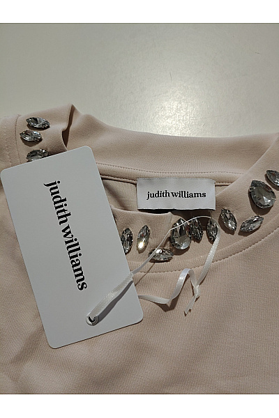 Judith Williams Dámská růžová mikina s kamínky crewneck Velikost DE 38 | Judith Williams | obrázek 6