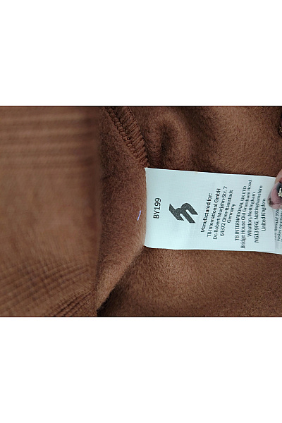 Pánská hnědá oversized mikina s kapucí Velikost S | Unimoda | obrázek 6