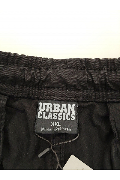 URBAN CLASSICS Černé bavlněné cargo tepláky s kapsami na stehnech Velikost XXL | URBAN CLASSICS | obrázek 5