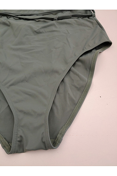 Calvin Klein Dámské jednodílné plavky khaki na zavazování Vel. XL | Calvin Klein | obrázek 4