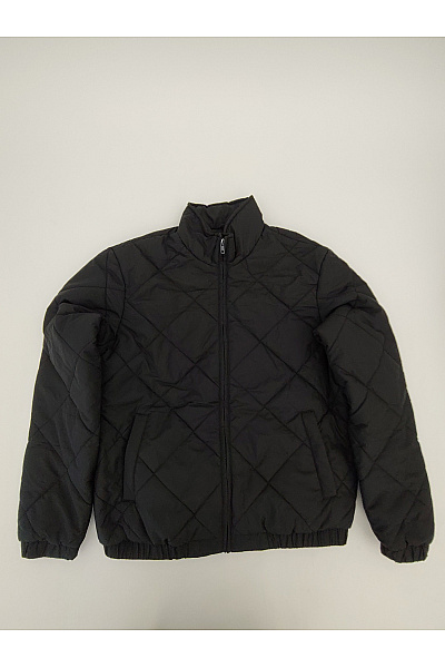 URBAN CLASSICS Pánská černá Prošívaná Bunda Se Zipem Vel. M
