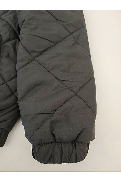 URBAN CLASSICS Pánská černá prošívaná bunda se zipem Vel. M | URBAN CLASSICS | obrázek 2