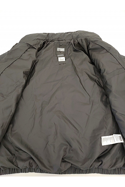 URBAN CLASSICS Pánská černá prošívaná bunda se zipem Vel. M | URBAN CLASSICS | obrázek 5