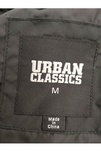 URBAN CLASSICS Pánská černá prošívaná bunda se zipem Vel. M | URBAN CLASSICS | obrázek 6