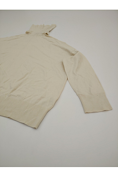 URBAN CLASSICS Béžový dámský oversized rolák Vel. S | URBAN CLASSICS | obrázek 2