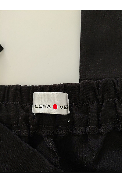 HELENA VERA Černé široké elegantní společenské kalhoty Vel. DE 22 | HELENA VERA | obrázek 6