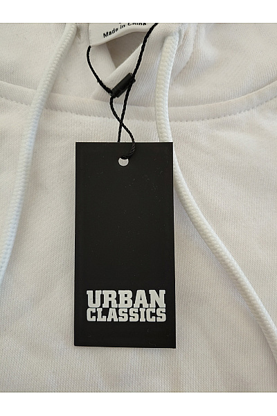 URBAN CLASSICS Bílá bavlněná dámská mikina s kapucí přes hlavu Vel. M | URBAN CLASSICS | obrázek 5
