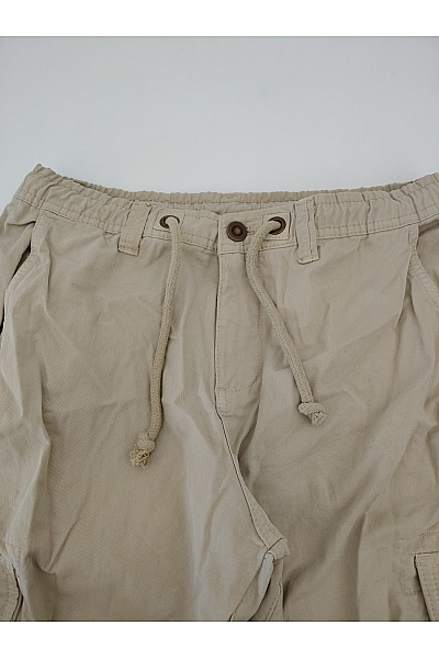 URBAN CLASSICS Béžové bavlněné cargo kalhoty jogger s kapsami Velikost M | URBAN CLASSICS | obrázek 3