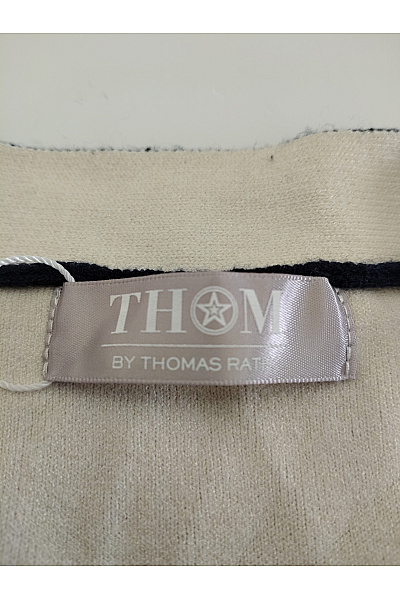 THOM By Thomas Rath Dámský modrý propínací kardigan do véčka Vel. XL | THOM By Thomas Rath | obrázek 6