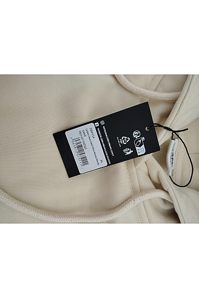 URBAN CLASSICS Béžová bavlněná oversized mikina s kapucí a klokaní kapsou Vel. XL | URBAN CLASSICS | obrázek 6