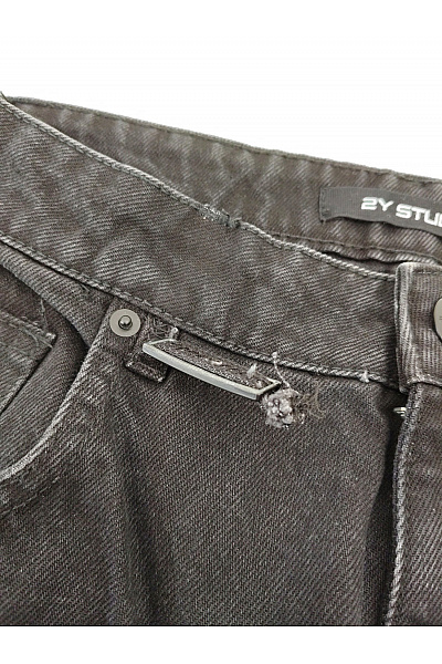 2Y PREMIUM Černé bavlněné cargo džíny s vysokým pasem Velikost EU 31 | 2Y PREMIUM | obrázek 4