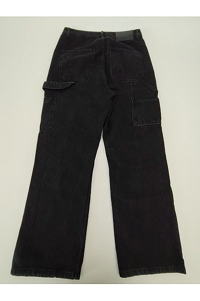 2Y PREMIUM Černé bavlněné cargo džíny s vysokým pasem Velikost EU 31 | 2Y PREMIUM | obrázek 8