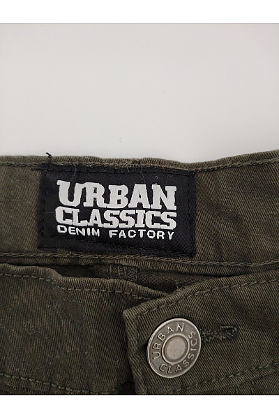 URBAN CLASSICS Dámské khaki cargo kalhoty s kapsami Velikost US 29 | URBAN CLASSICS | obrázek 4