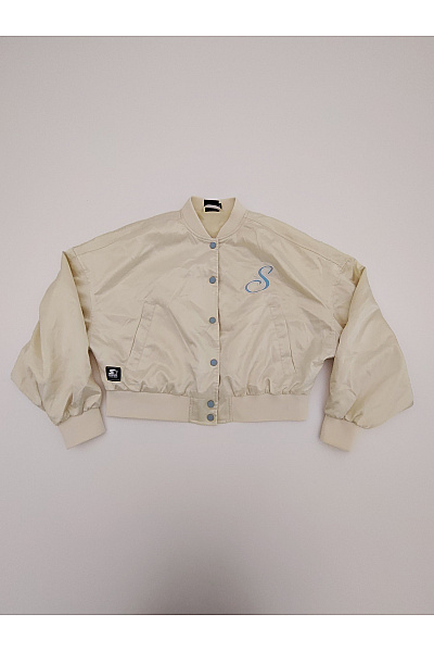 Starter Béžová krátká bomber bunda oversize Velikost XS | Starter | obrázek 2