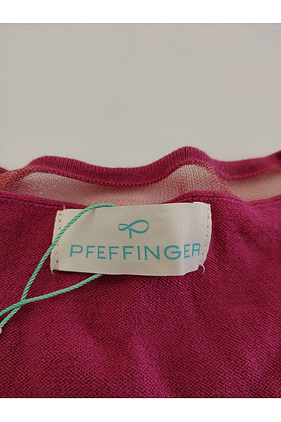 PFEFFINGER Růžový dámský pulovr s výstřihem do V Vel. DE 42 | PFEFFINGER | obrázek 3