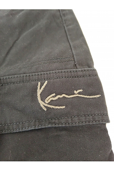 Kani Dámské černé cargo kalhoty s vysokým pasem a kapsami Vel. M | Kani | obrázek 4