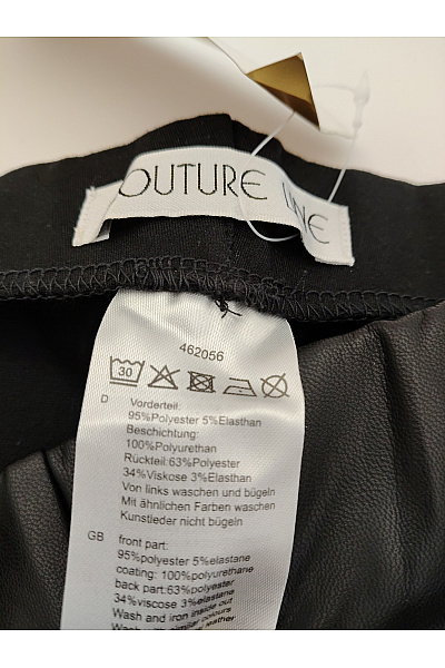 COUTURE LINE Černé dámské kalhoty s lampasem elegantní Vel. DE 44 | COUTURE LINE | obrázek 7