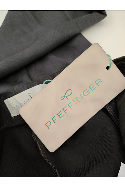 PFEFFINGER Černé elegantní společenské kalhoty s puky Velikost DE 42 | PFEFFINGER | obrázek 8