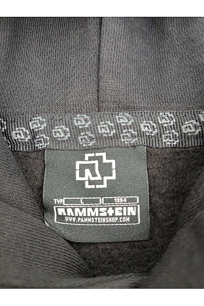 rammstein Pánská bavlněná mikina s kapucí a klokaní kapsou Vel. L | rammstein | obrázek 4
