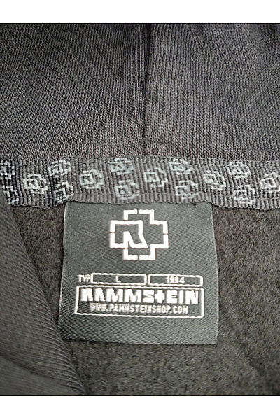 rammstein Pánská bavlněná mikina s kapucí a klokaní kapsou Vel. L | rammstein | obrázek 6